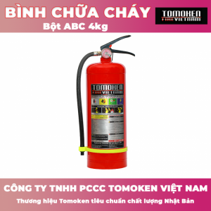 BÌNH CHỮA CHÁY XÁCH TAY BỘT ABC 4KG